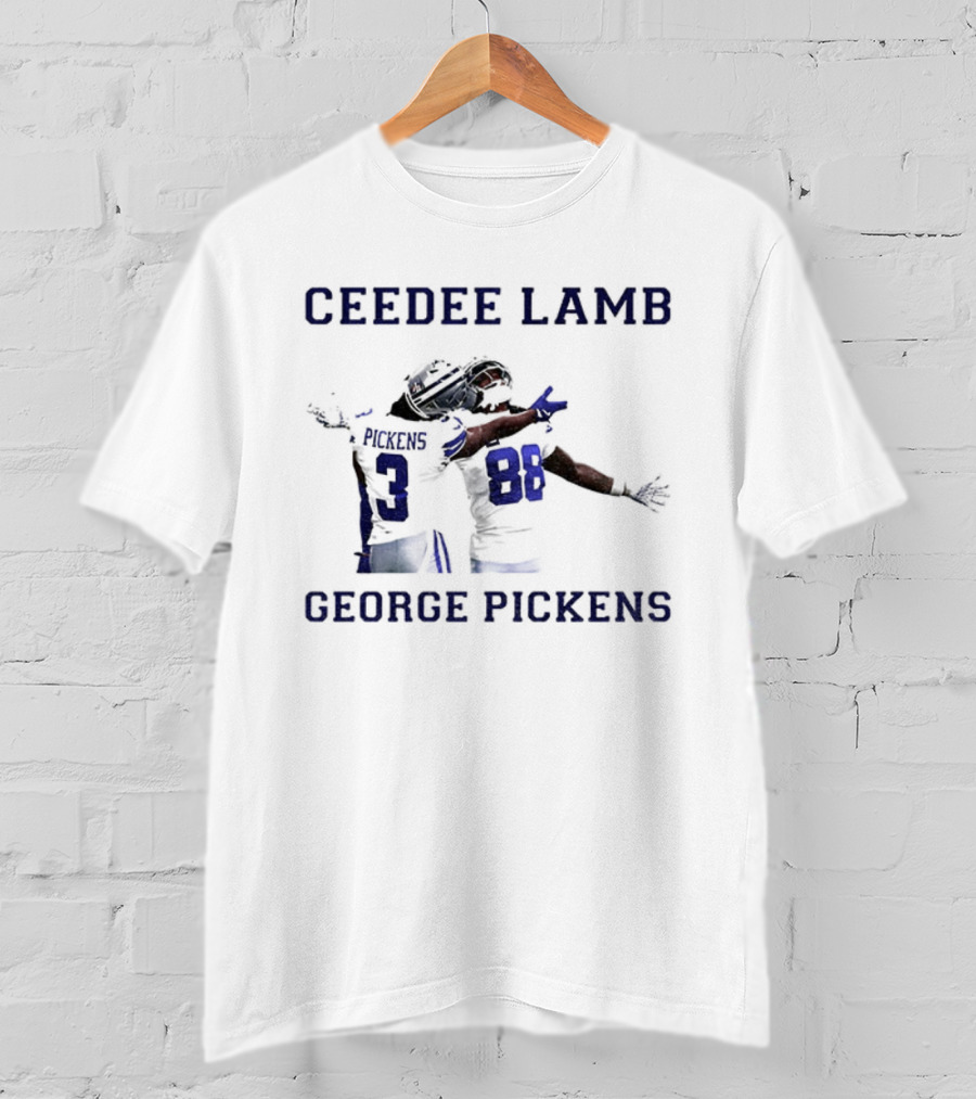 CeeDee Lamb George Pickens Dallas Cowboys NFL Football 2025 Vintage T-Shirt