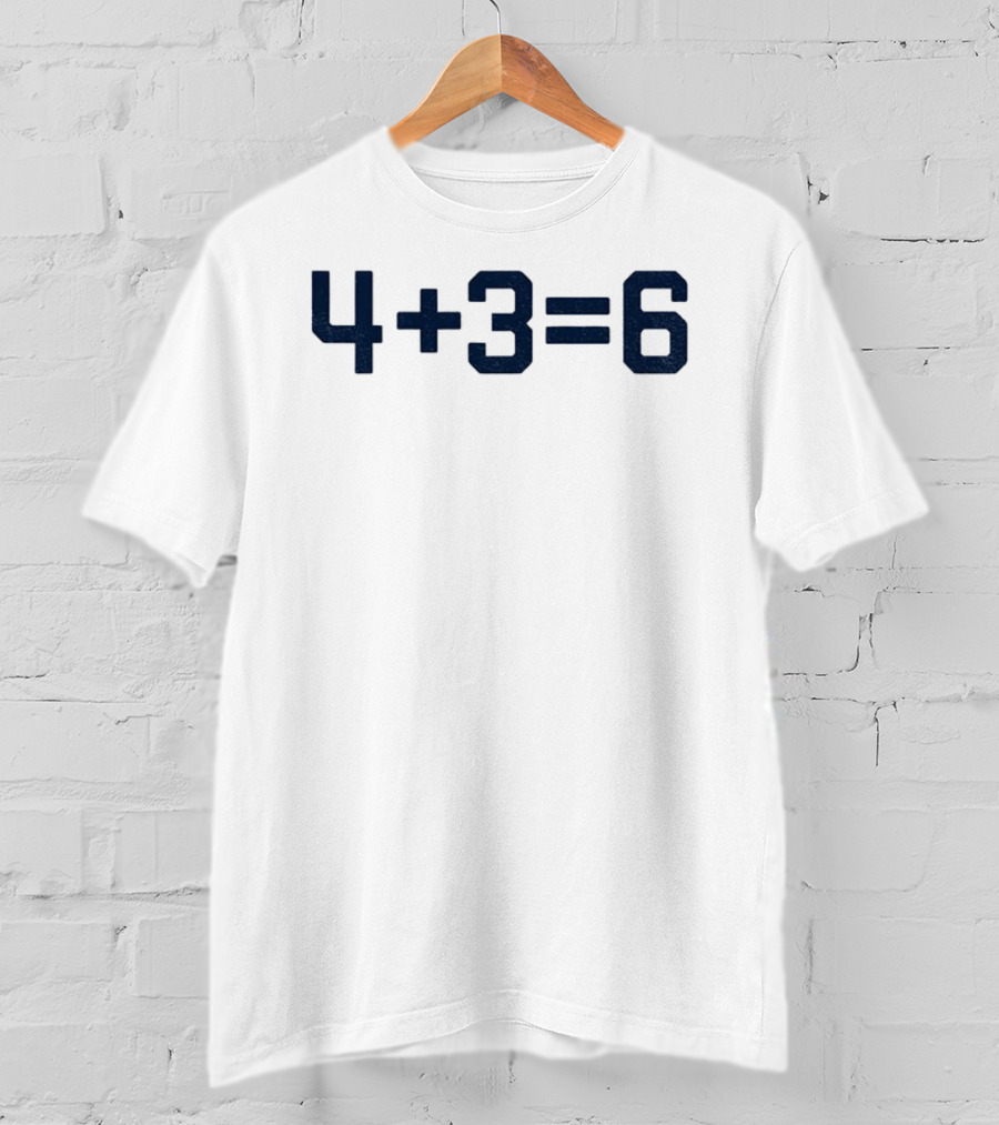 Dak Prescott George Pickens 4 Plus 3 Equal 6 Cowboys NFL T-Shirt