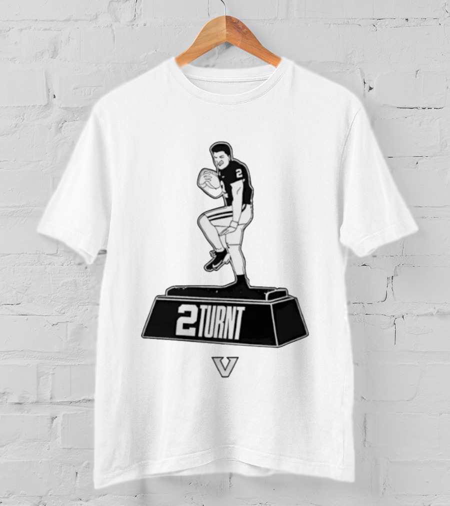 2Turnt Football Diego Pavia Heisman Trophy Design T-Shirt