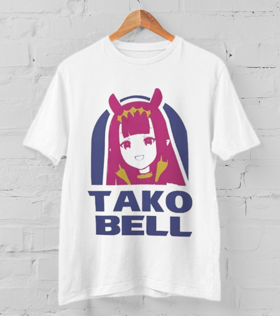 Hololive En Ina Tako Bell Logo Parody T-Shirt