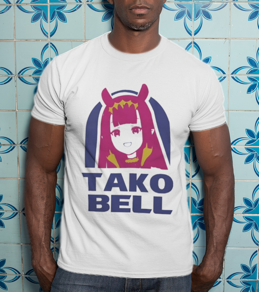 Hololive En Ina Tako Bell Logo Parody T-Shirt