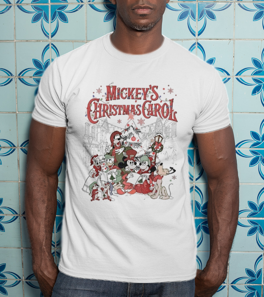 Mickey's Christmas Carol Magic Kingdom Disney Holiday Classic T-Shirt