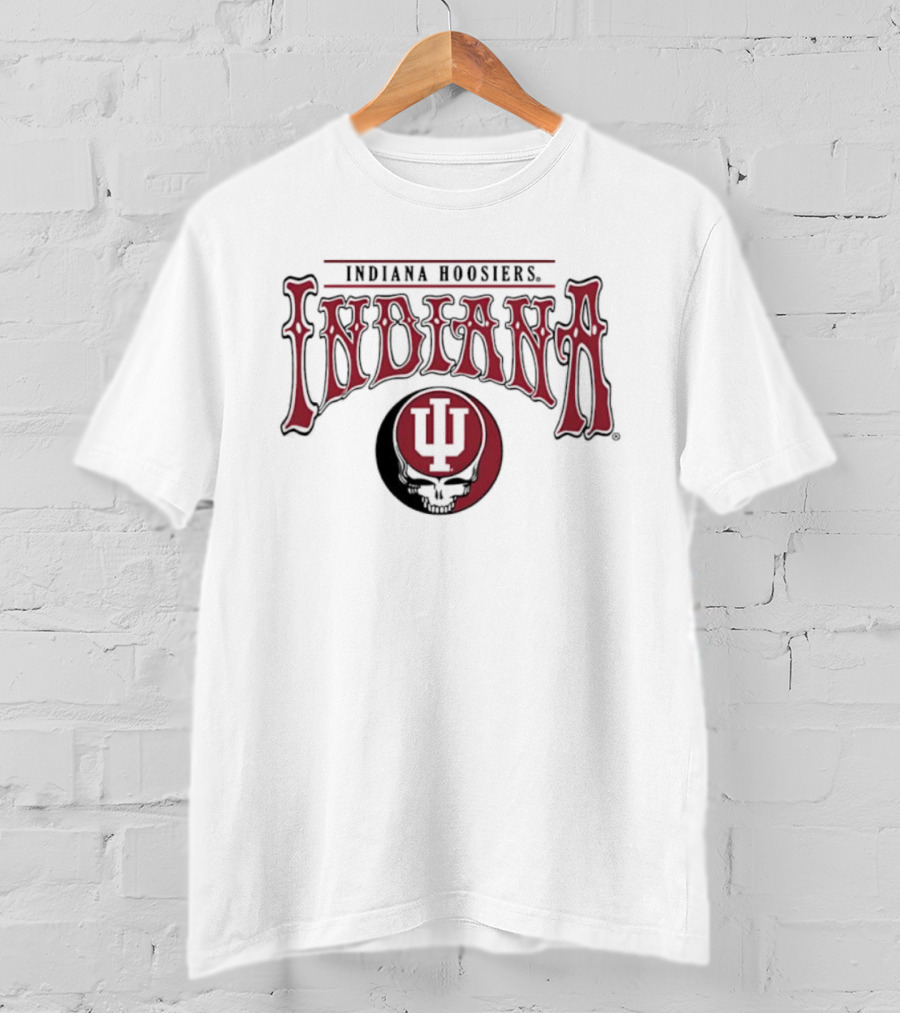 Indiana Hoosier Grateful Dead IU Collaboration T-Shirt