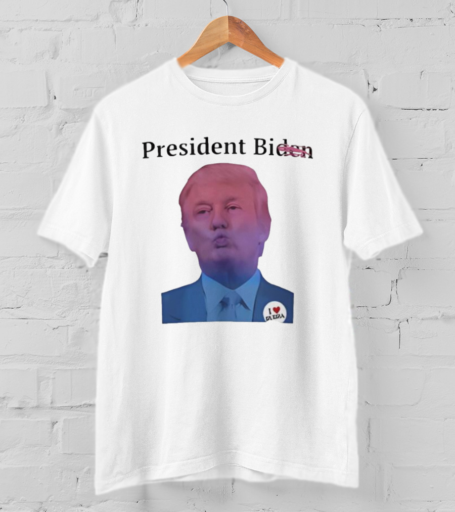 President Bi Den Trump I Love Leda T-Shirt