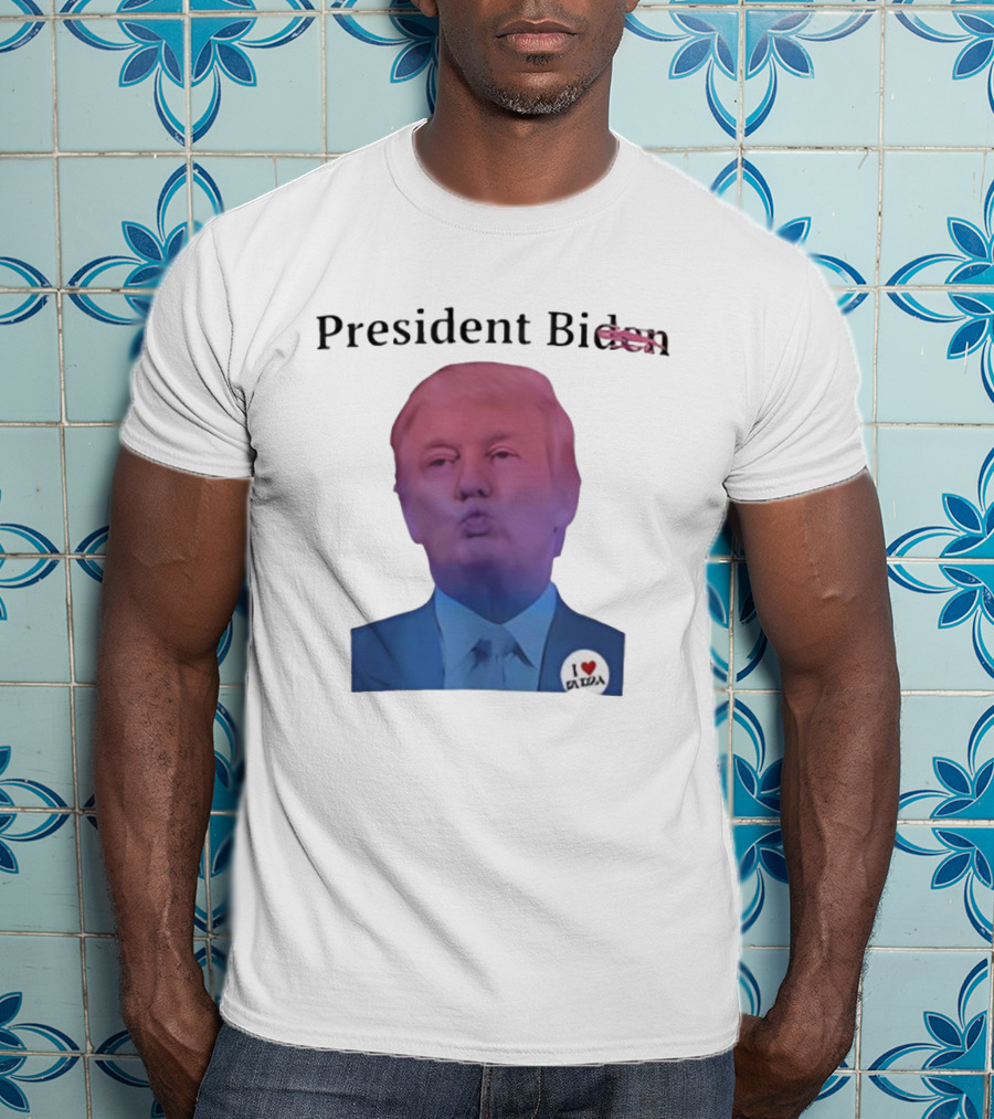 President Bi Den Trump I Love Leda T-Shirt
