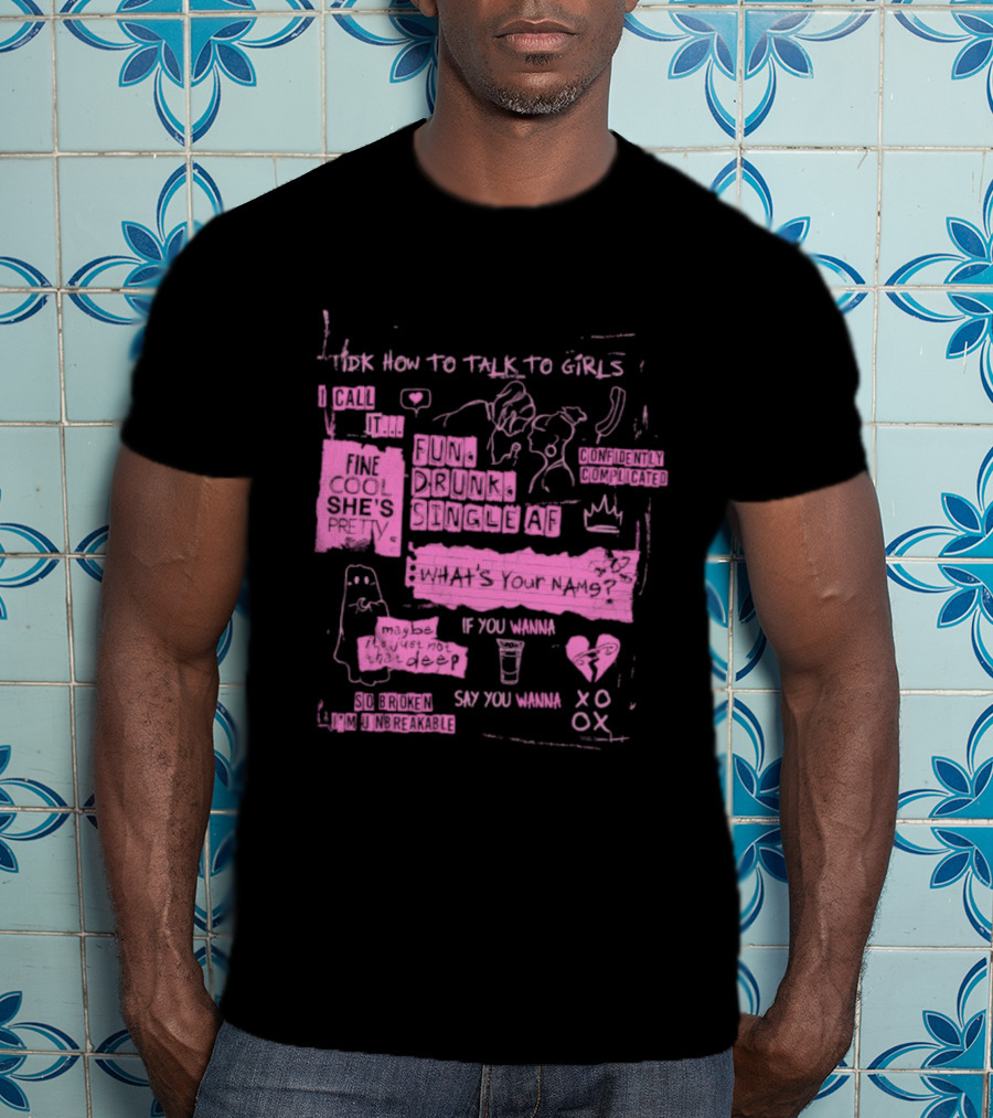 Beth McCarthy IDK How To Talk To Girls Heartbreak Sketch XOXO T-Shirt