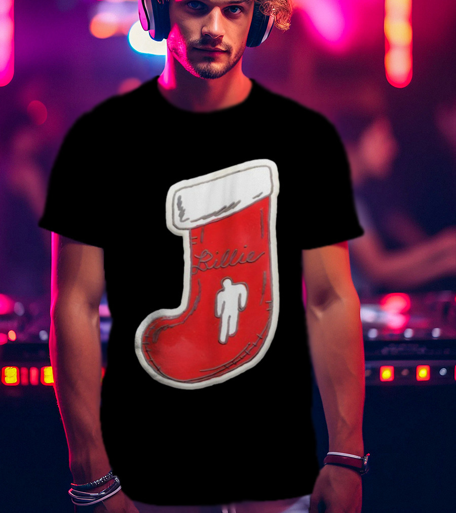 Blohsh Lillie Red Stocking Ornament T-Shirt