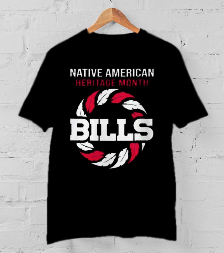 Buffalo Bills Native American Heritage Month Bills Wreath Design T-Shirt