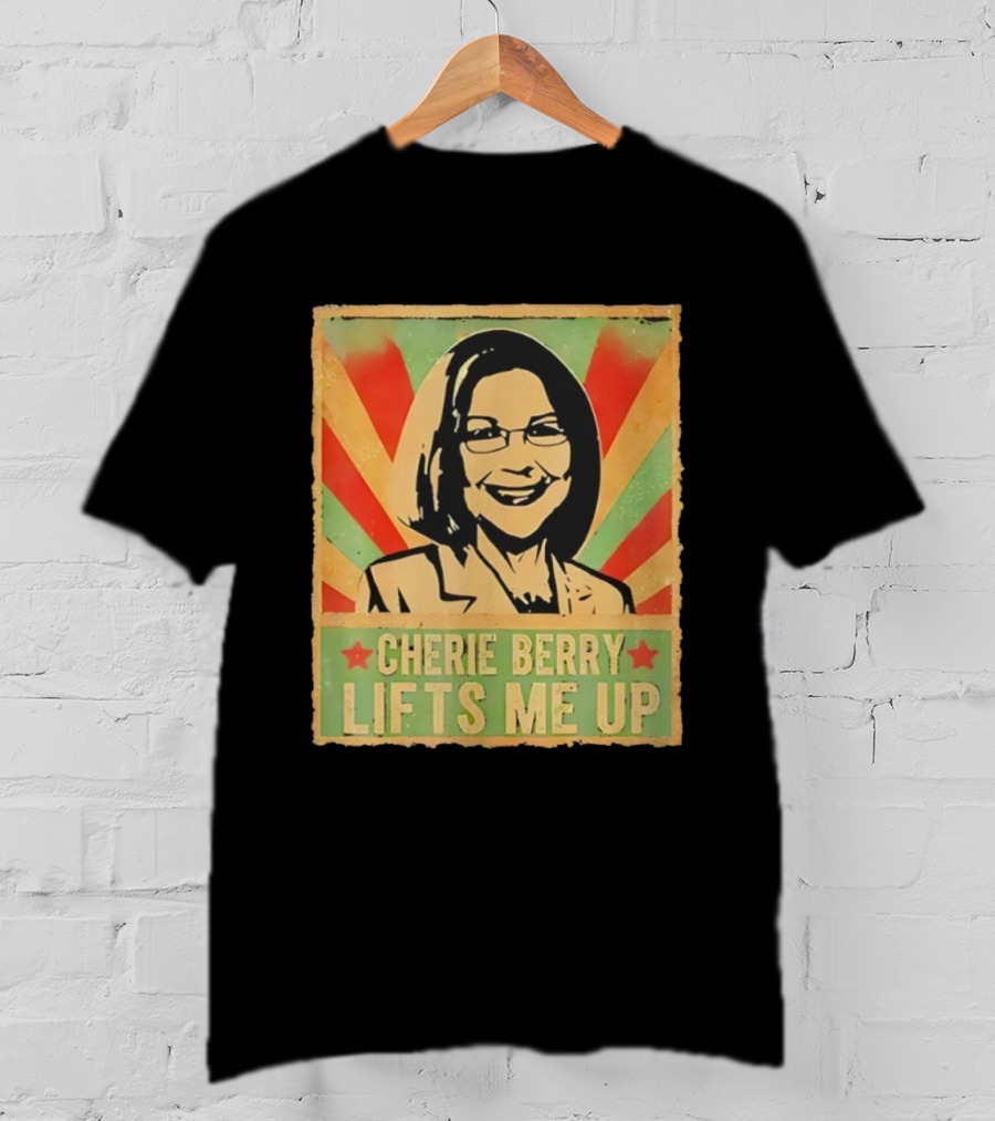 Cherie Berry Lifts Me Up Retro Style Elevator Pun T-Shirt