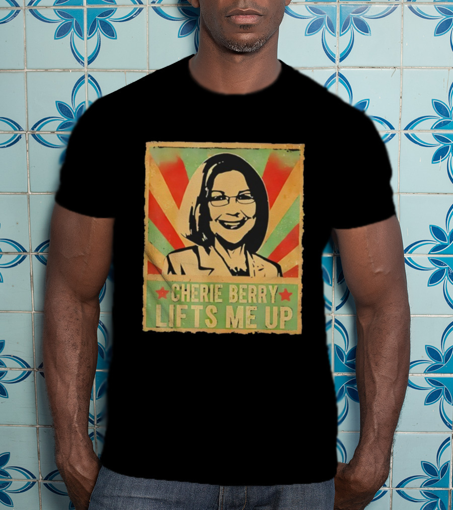 Cherie Berry Lifts Me Up Retro Style Elevator Pun T-Shirt