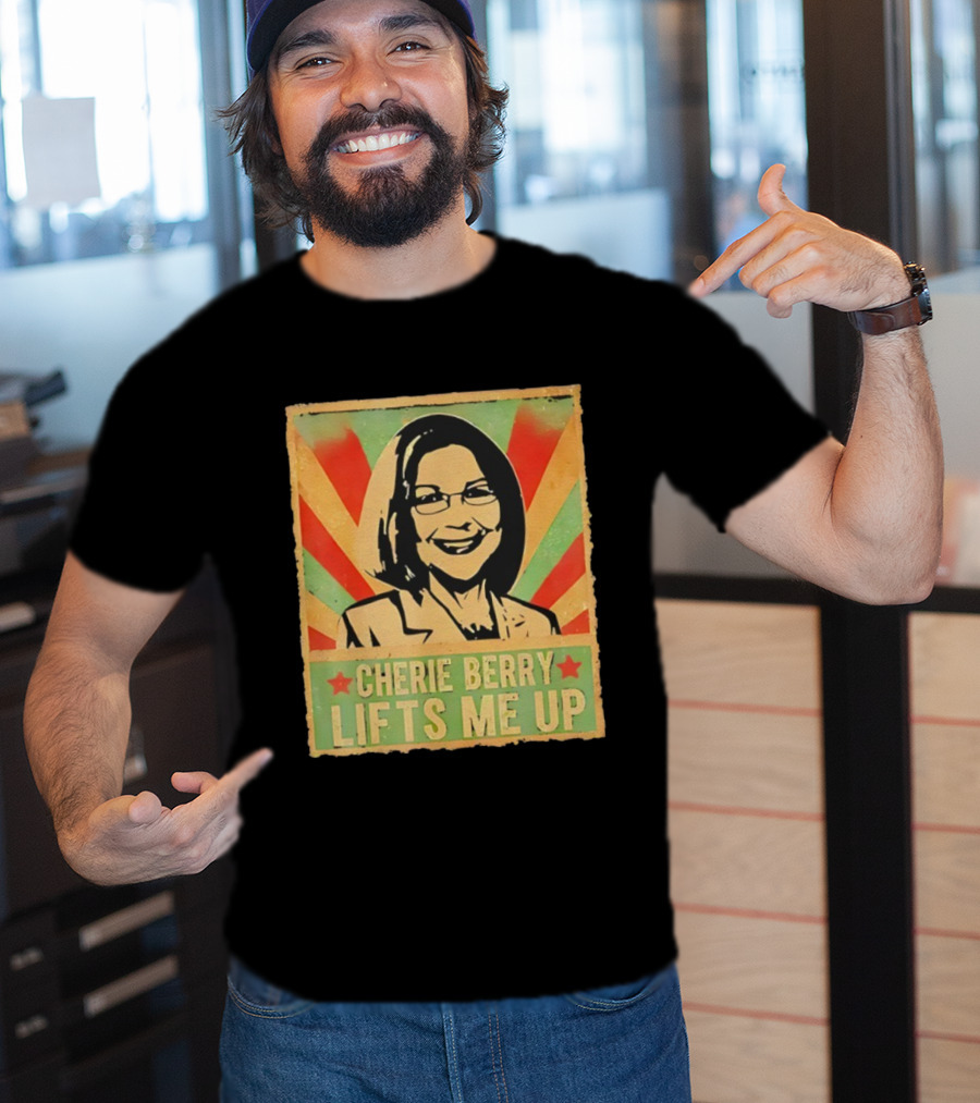 Cherie Berry Lifts Me Up Retro Style Elevator Pun T-Shirt