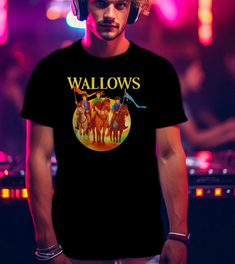 Wallows Band Medieval Horse Riding Scene T-Shirt
