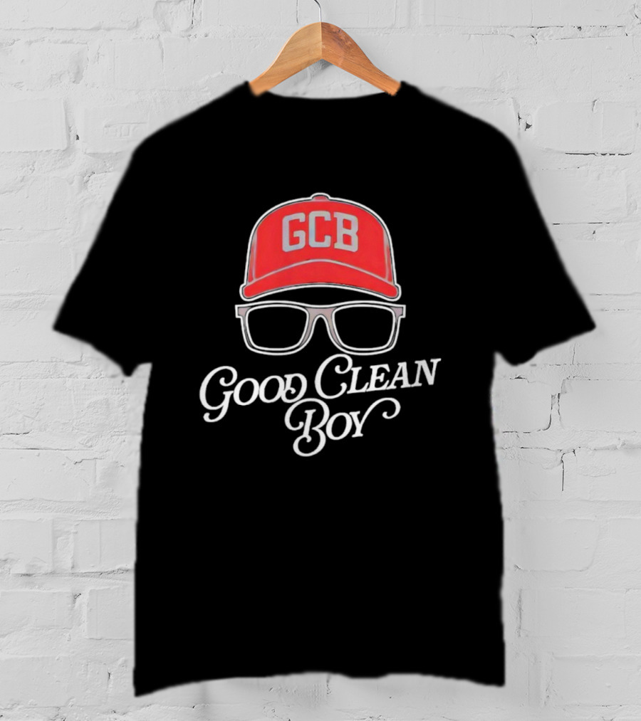 GCB Good Clean Boy Red Cap With Glasses T-Shirt