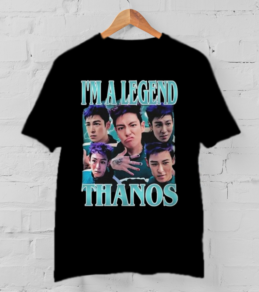 I'm A Legend Thanos Squid Game 2 Actor Character Faces T-Shirt