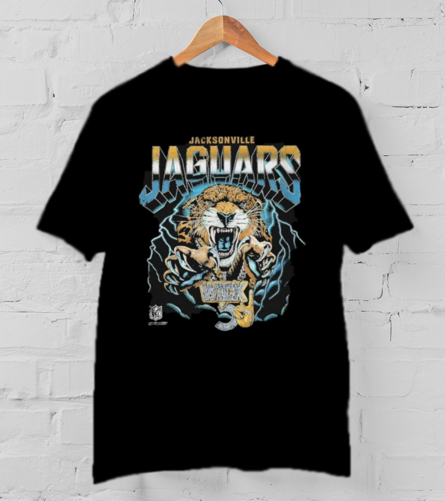 Jacksonville Jaguars NFL Nardo Wick Teal Smoke Chain T-Shirt