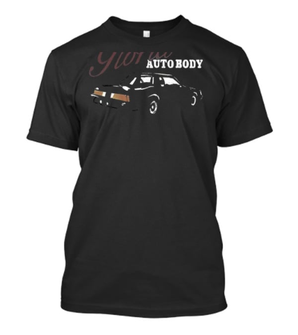 Kendrick Lamar Grand Nation Tour 2025 Gloria Auto Body You Deserve It All Tracklist Car Design T-Shirt