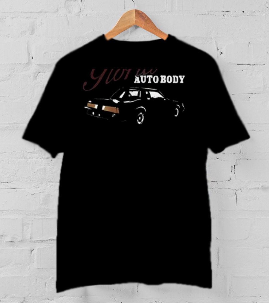 Kendrick Lamar Grand Nation Tour 2025 Gloria Auto Body You Deserve It All Tracklist Car Design T-Shirt