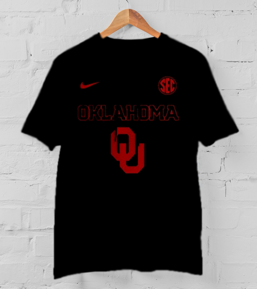 Nike Oklahoma Sooners SEC OU Stranger Things Collaboration T-Shirt