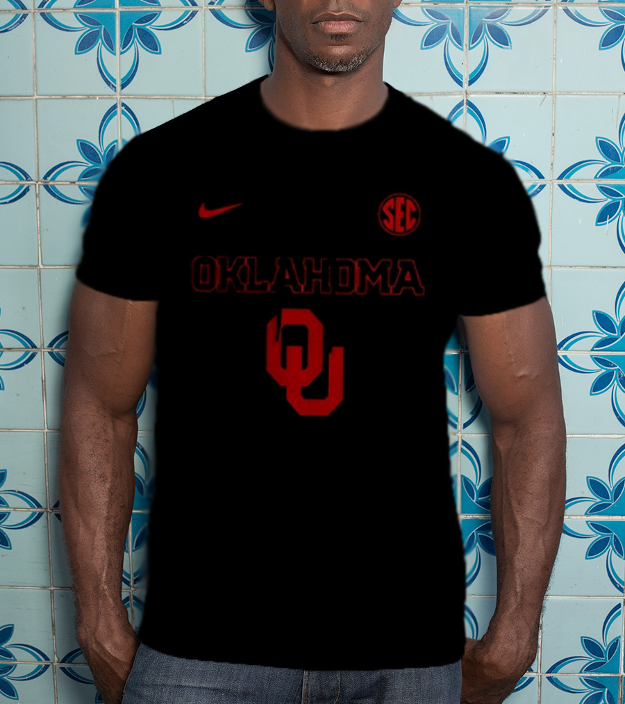 Nike Oklahoma Sooners SEC OU Stranger Things Collaboration T-Shirt