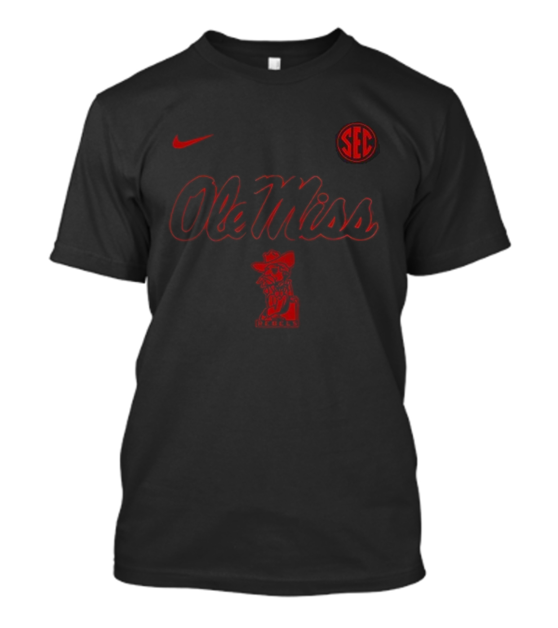Ole Miss Rebels Nike SEC Stranger Things Crossover T-Shirt