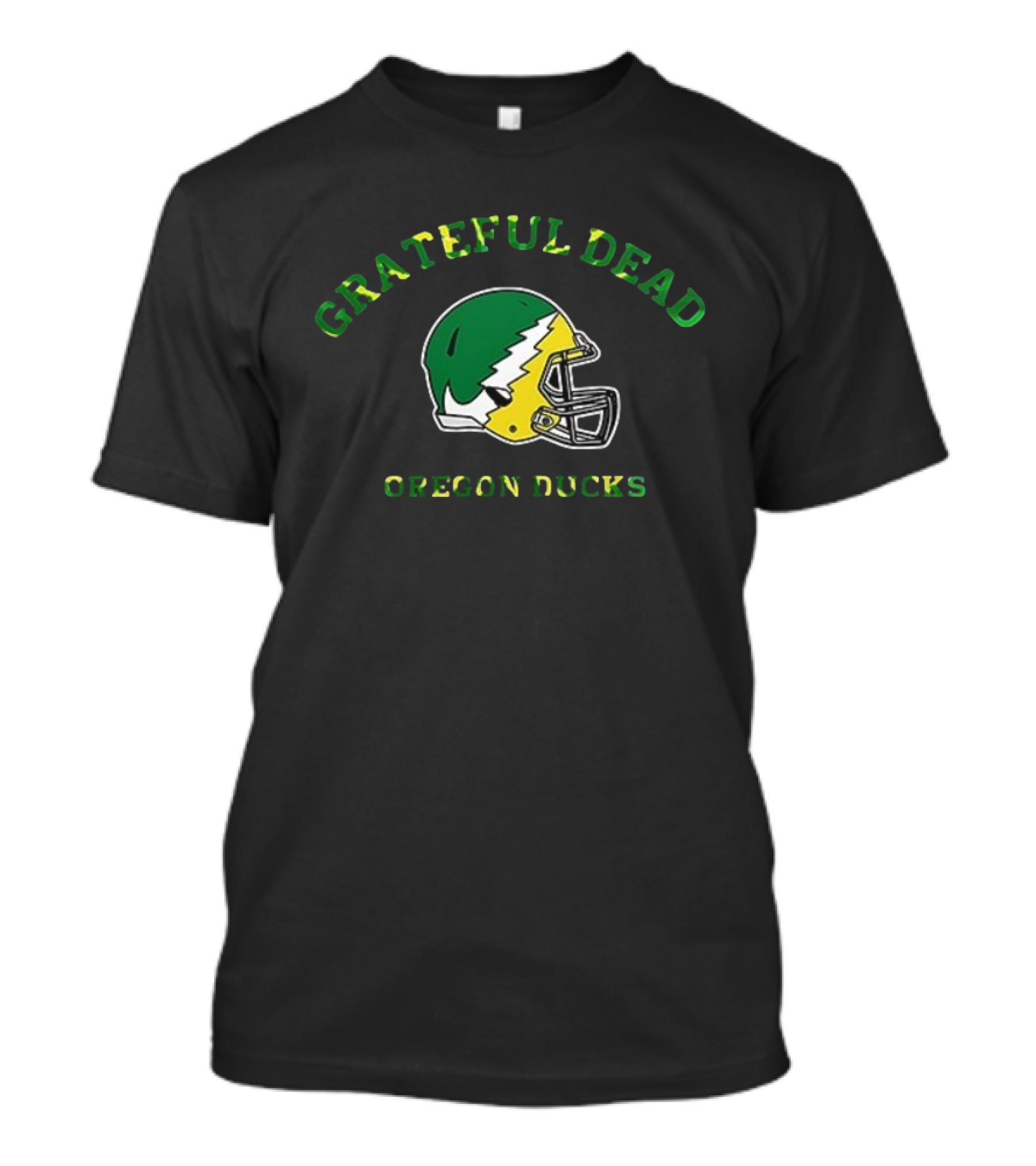 Grateful Dead Oregon Ducks Helmet Collaboration T-Shirt
