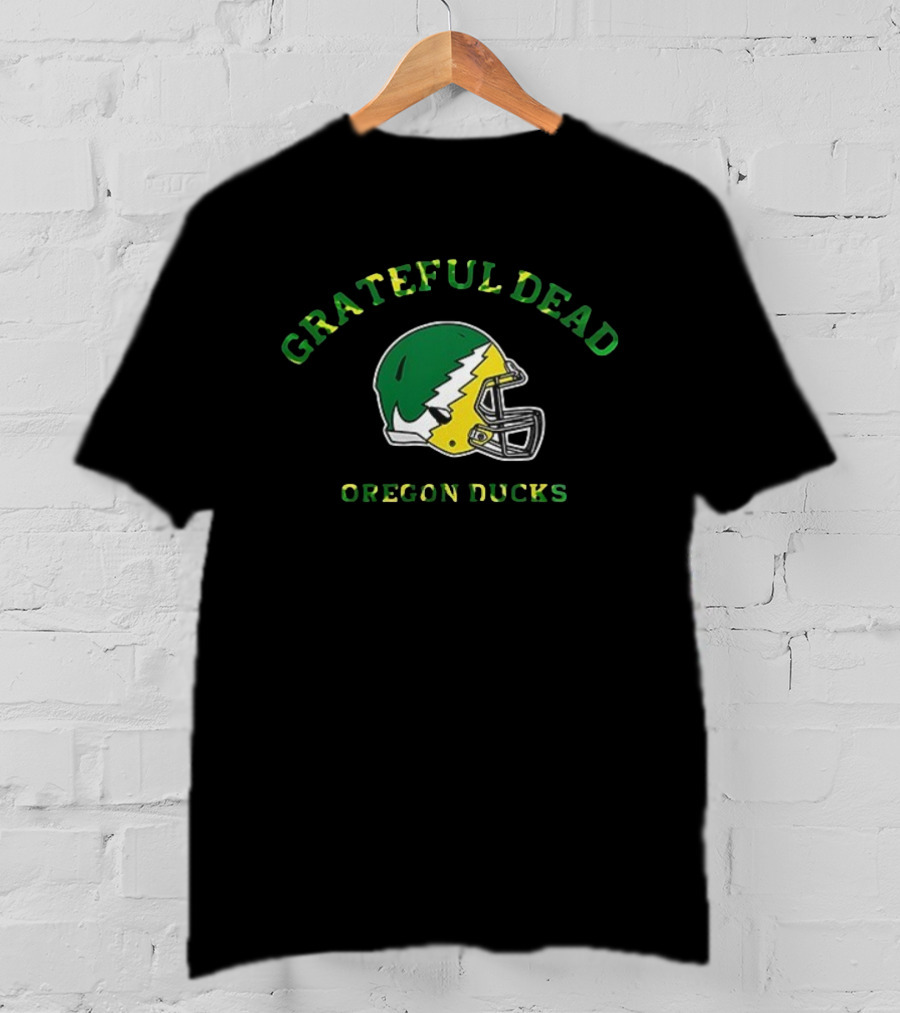 Grateful Dead Oregon Ducks Helmet Collaboration T-Shirt