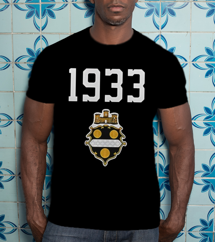 Pittsburgh Steelers 1933 Heritage Emblem With Classic Crest T-Shirt