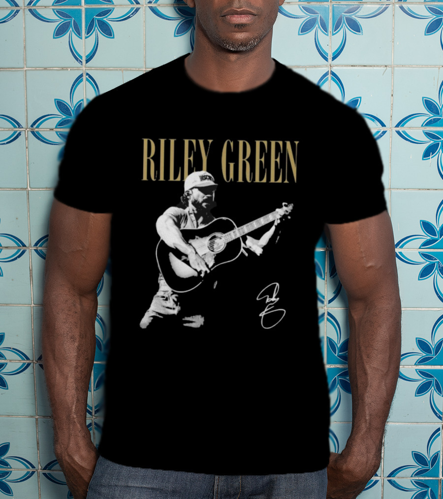 Riley Green Bama Buggies Guitar Signature T-Shirt