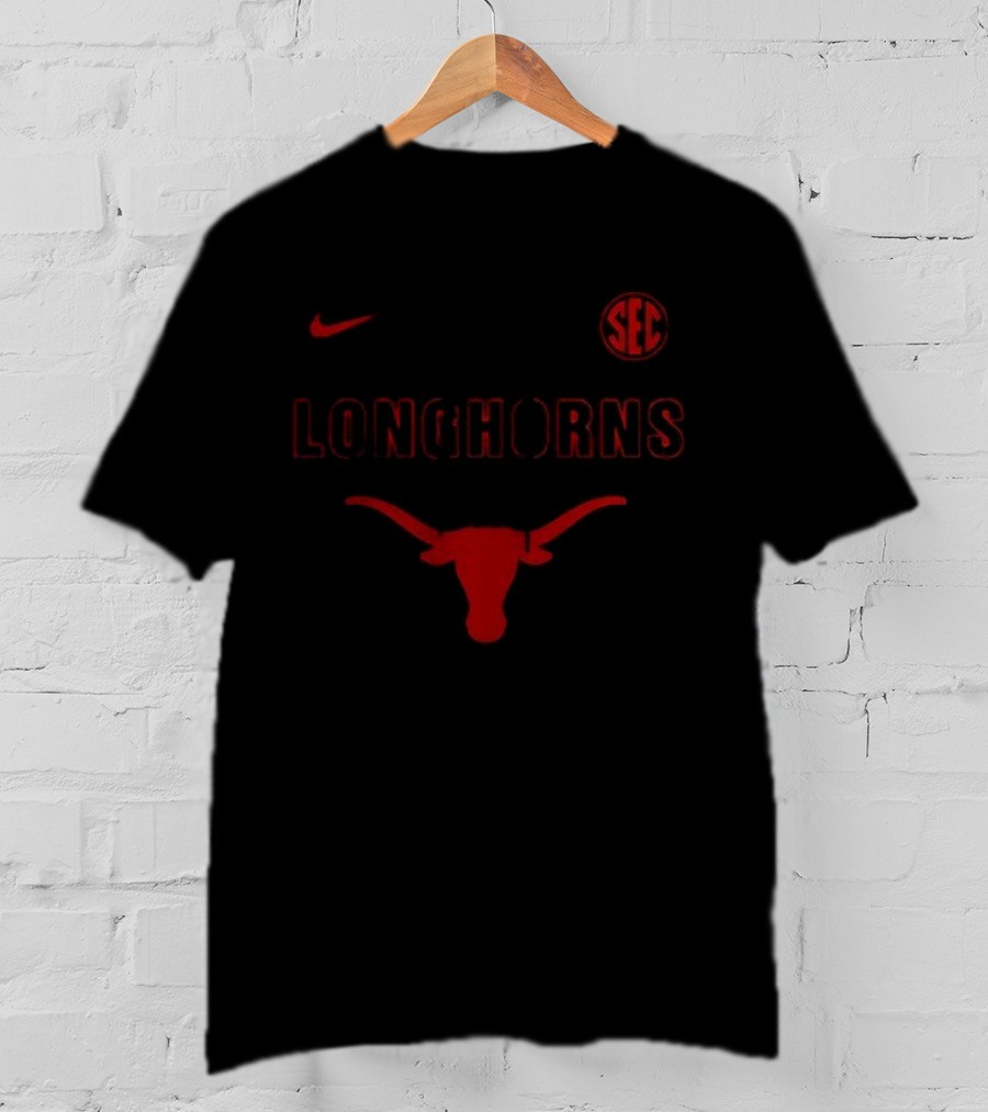 Texas Longhorns Stranger Things Nike SEC Championship Collaboration T-Shirt