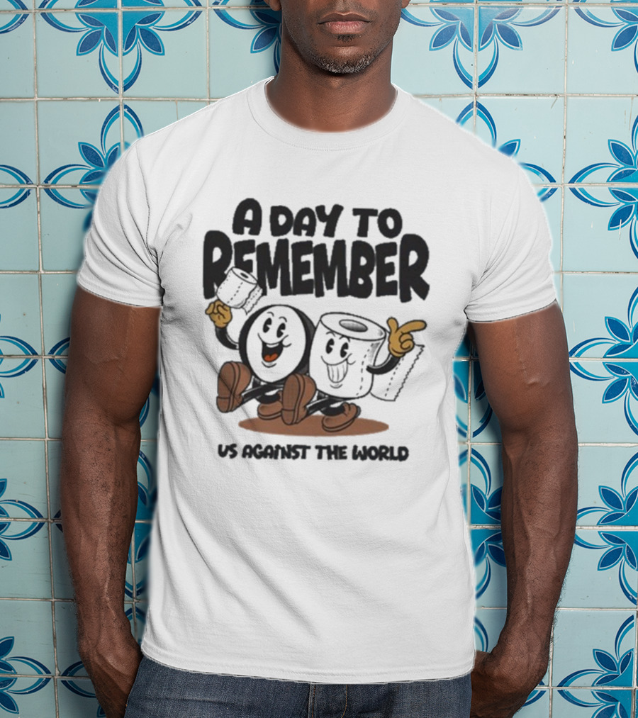 A Day To Remember Us Against The World Beach Ball Characters T-Shirt