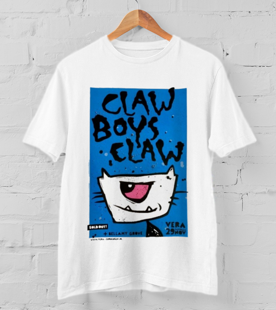 Claw Boys Claw Sold Out Bellamy Grove Vera Groningen 29 November 2025 T-Shirt