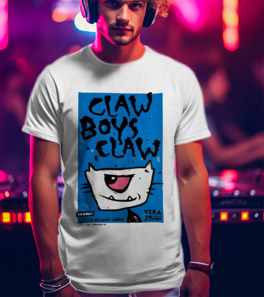 Claw Boys Claw Sold Out Bellamy Grove Vera Groningen 29 November 2025 T-Shirt