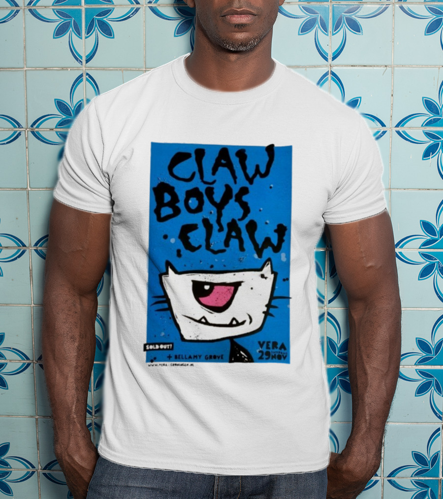 Claw Boys Claw Sold Out Bellamy Grove Vera Groningen 29 November 2025 T-Shirt