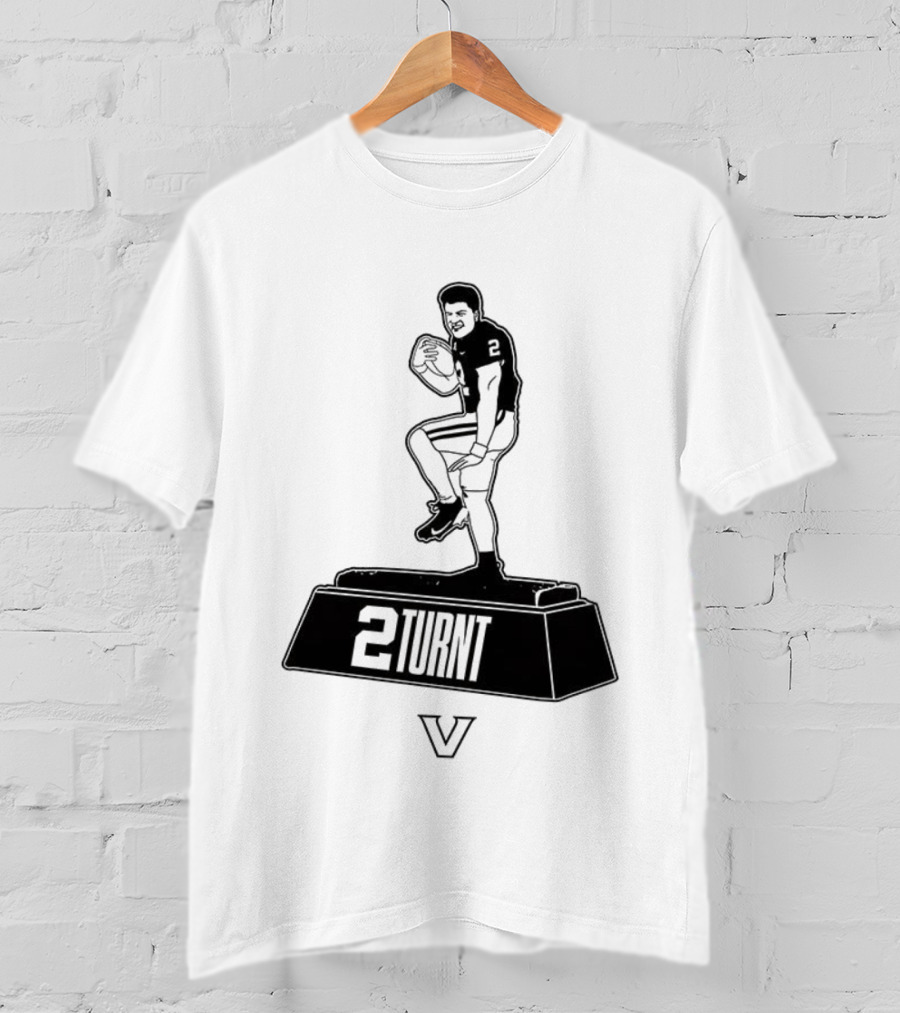 Diego Pavia 2 Turnt Football V T-Shirt