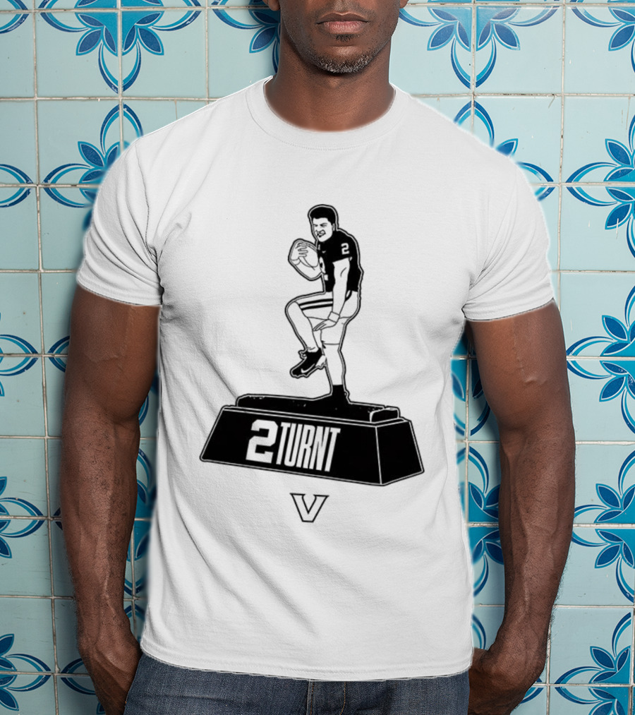 Diego Pavia 2 Turnt Football V T-Shirt