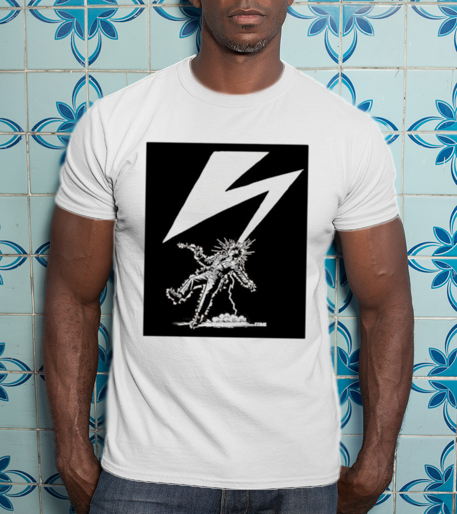 Krime Babylon Lightning Bolt Struck Punk Figures Compilation T-Shirt