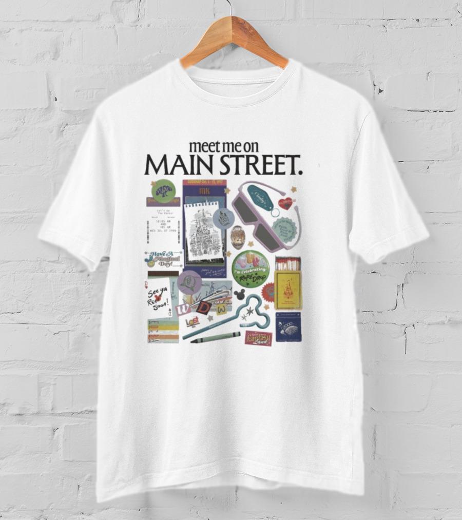 Meet Me On Main Street MK Rope Drop And Fantasy Celebrations T-Shirt