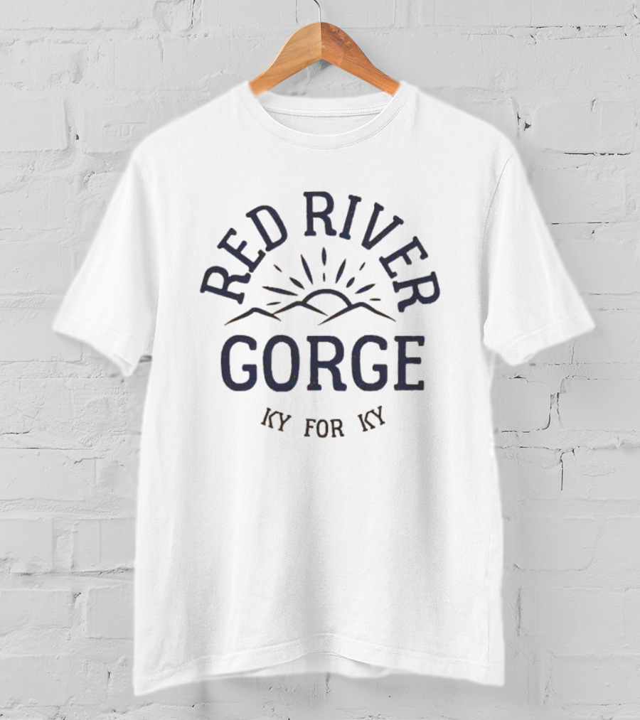 Red River Gorge KY For KY Sunrise Mountain Scene T-Shirt