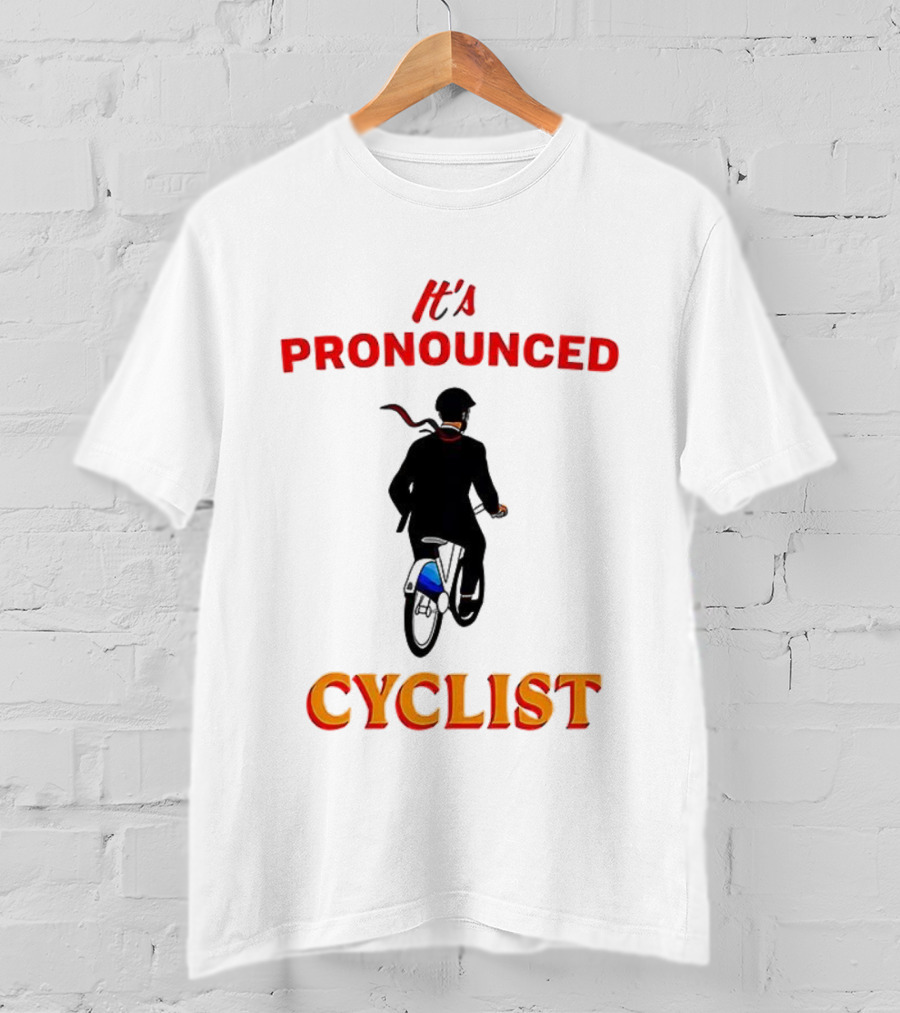 Zohran Mamdani It's Pronounced Cyclist Bicycle Rider Design T-Shirt