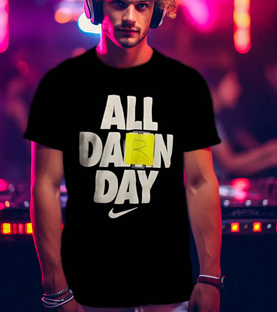 All Darn Day Nike Swoosh R Graphic T-Shirt