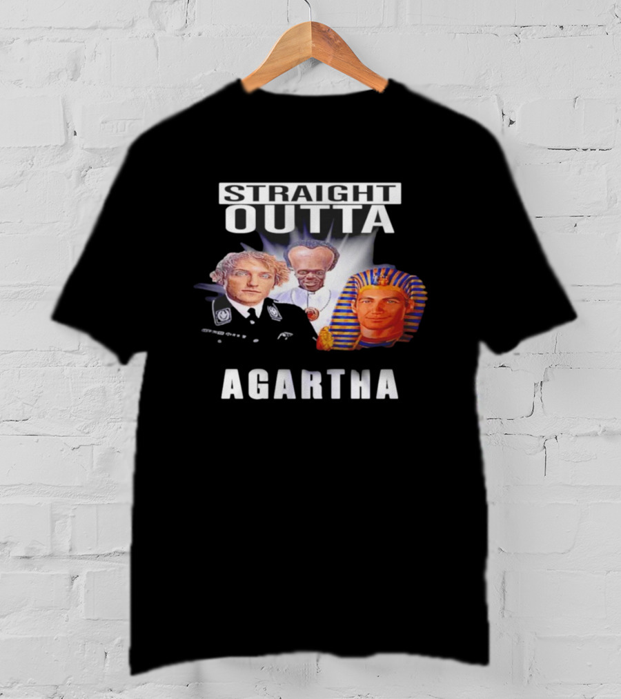 Straight Outta Agartha Logan Paul KSI White Egyptian Pharaoh T-Shirt