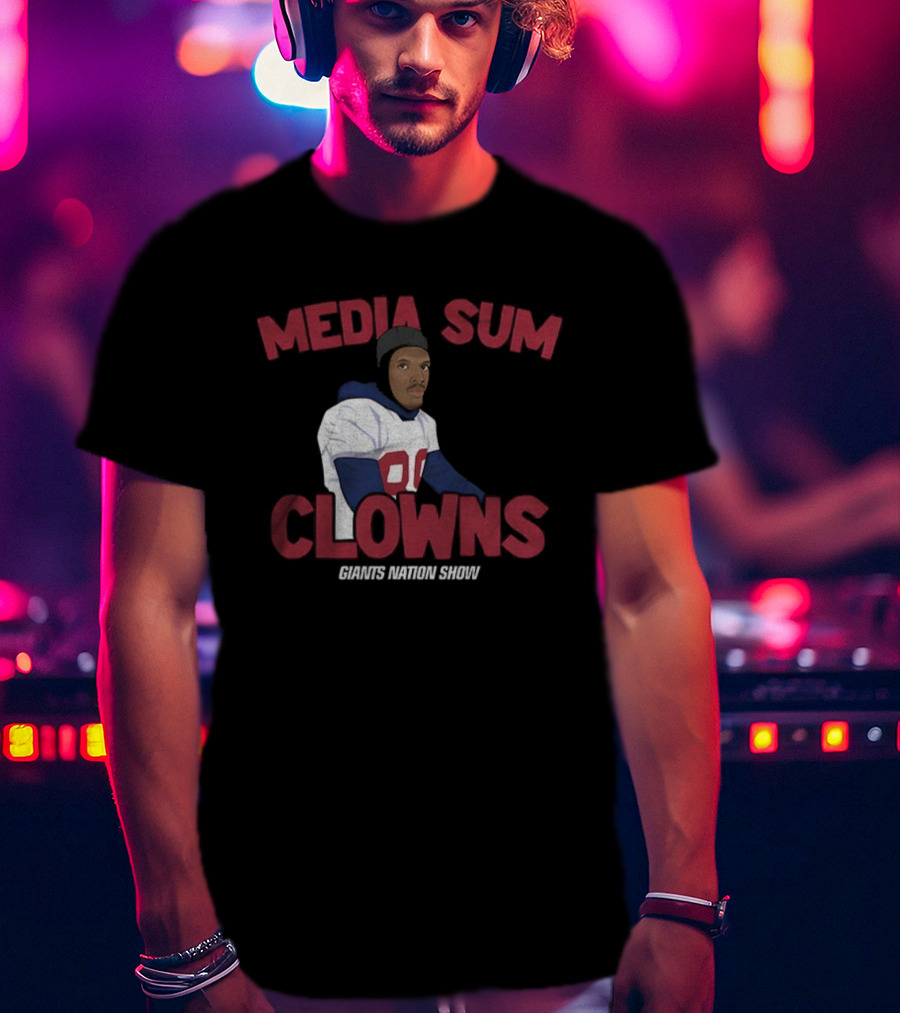 Media Sum Clowns Giants Nation Show T-Shirt