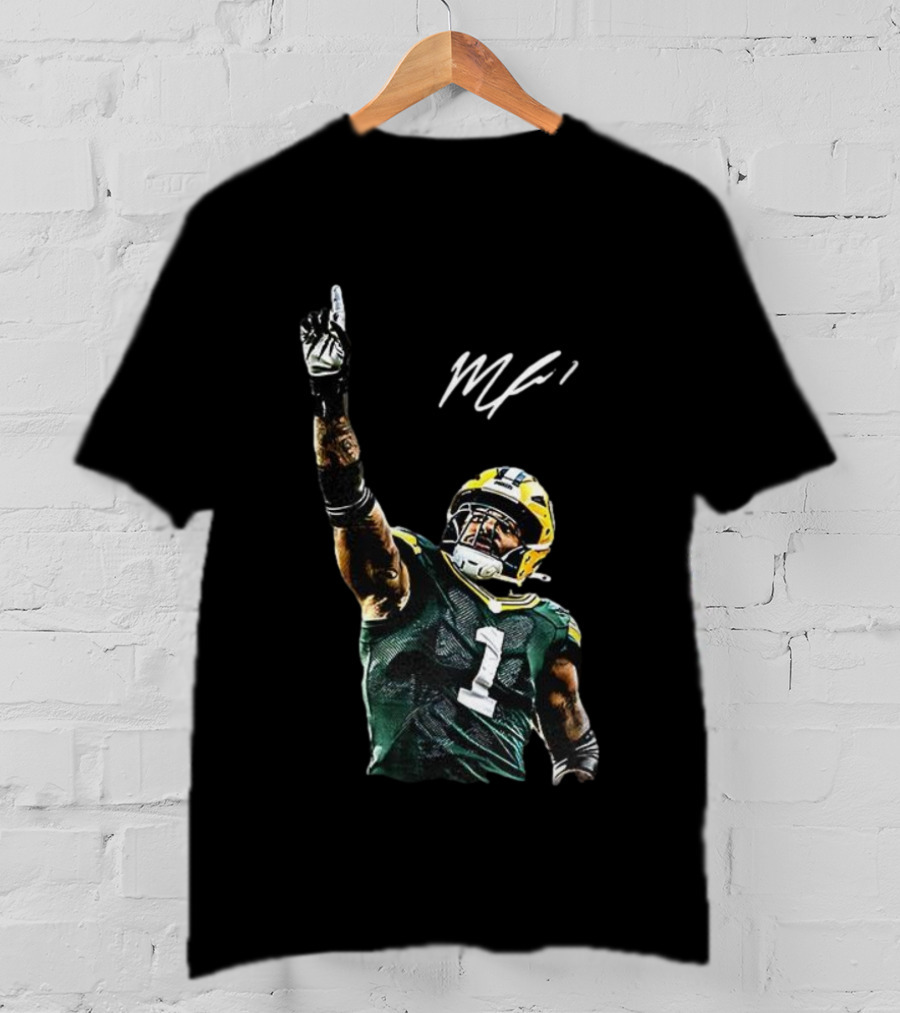 Micah Parsons Green Bay Packers One Up MF Signature T-Shirt