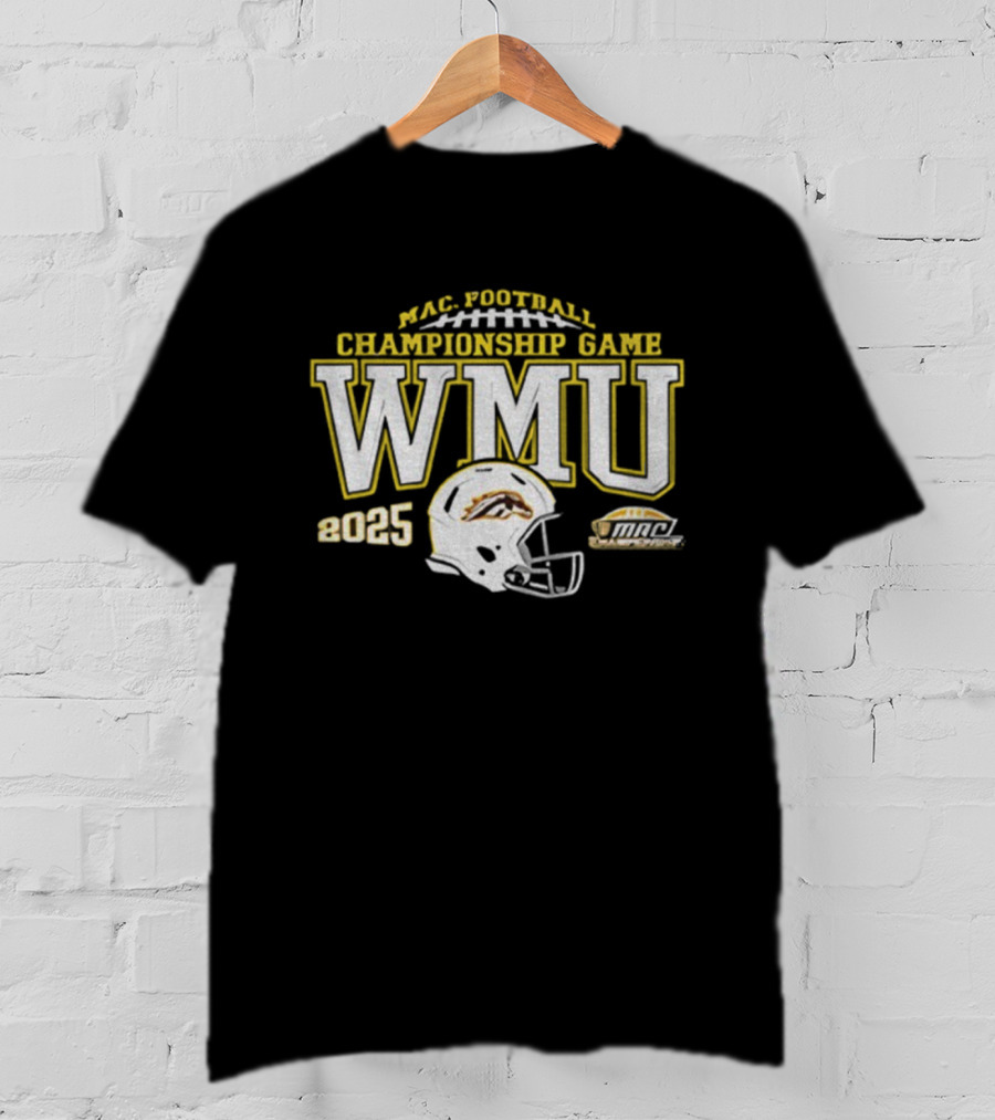 WMU Western Michigan Broncos MAC Football Championship Game 2025 T-Shirt