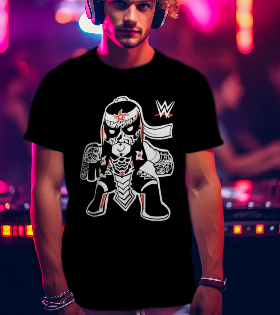 WWE Penta El Zero Miedo Pentagón Jr. Zero Fear Character Art T-Shirt