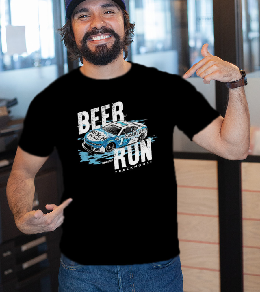 Ross Chastain Beer Run Trackhouse NASCAR Chevrolet Camaro ZL1 Number 1 T-Shirt