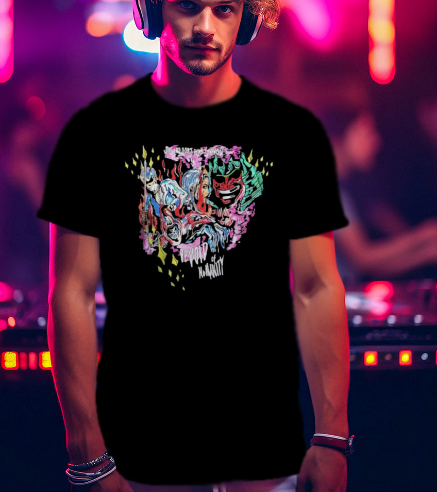 Warren Lotas You Don’t Really Know Devoid Of Humanity Masked Faces Youthful Warriors T-Shirt