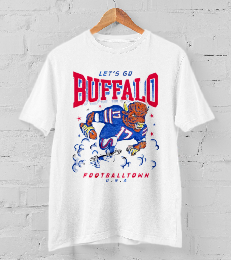 Let's Go Buffalo 17 Footballtown U.S.A. T-Shirt