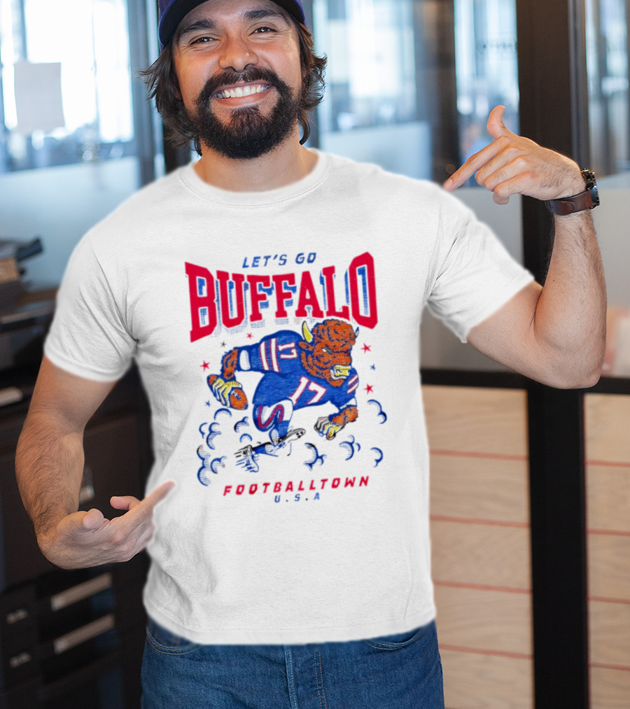 Let's Go Buffalo 17 Footballtown U.S.A. T-Shirt