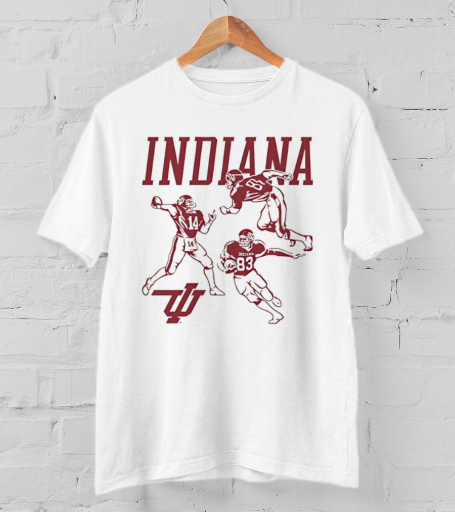 Indiana Football 1983 Players IU 14 85 83 T-Shirt